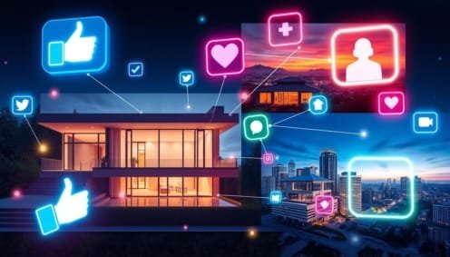 تسويق عقاري, إتقان العقارية, منصات التواصل الاجتماعي, سوق العقارات, استراتيجيات