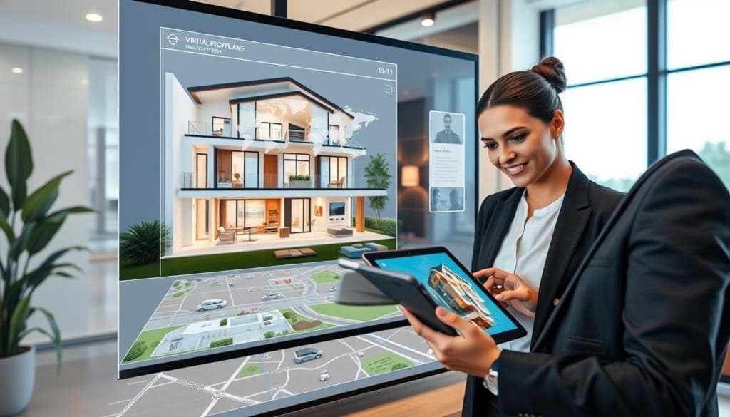 تقنيات حديثة في عرض العقارات
