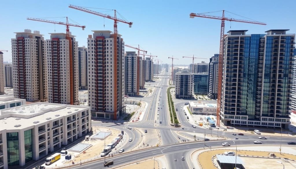 إنشاءات سكنية وتجارية ضخمة في الرياض