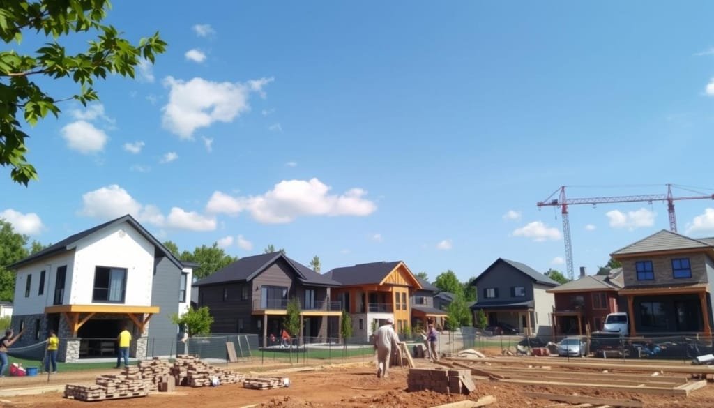 بناء المنازل