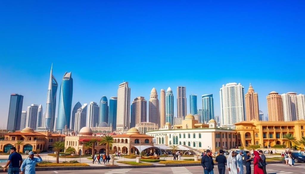 صورة لقطاع العقارات في السعودية