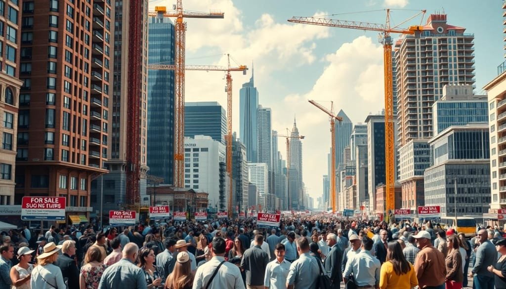 عرض وطلب في السوق العقاري