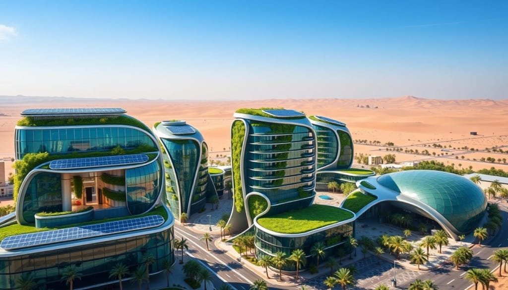 مباني خضراء في السعودية
