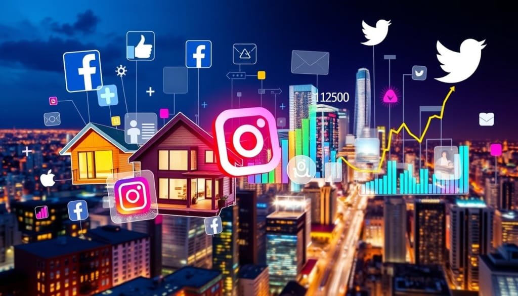 وسائل التواصل الاجتماعي في التسويق العقاري