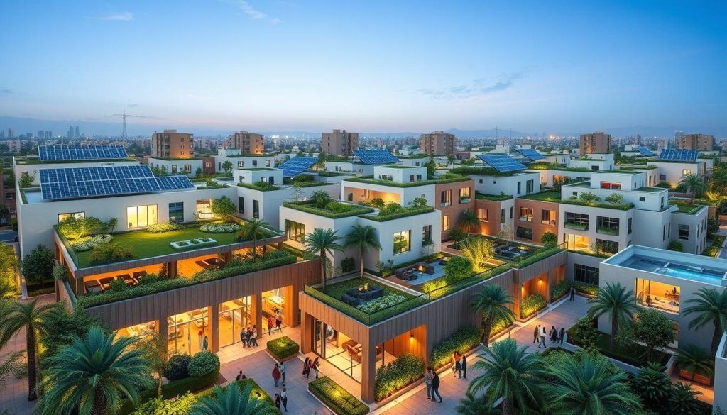 الاستدامة في المشاريع العقارية