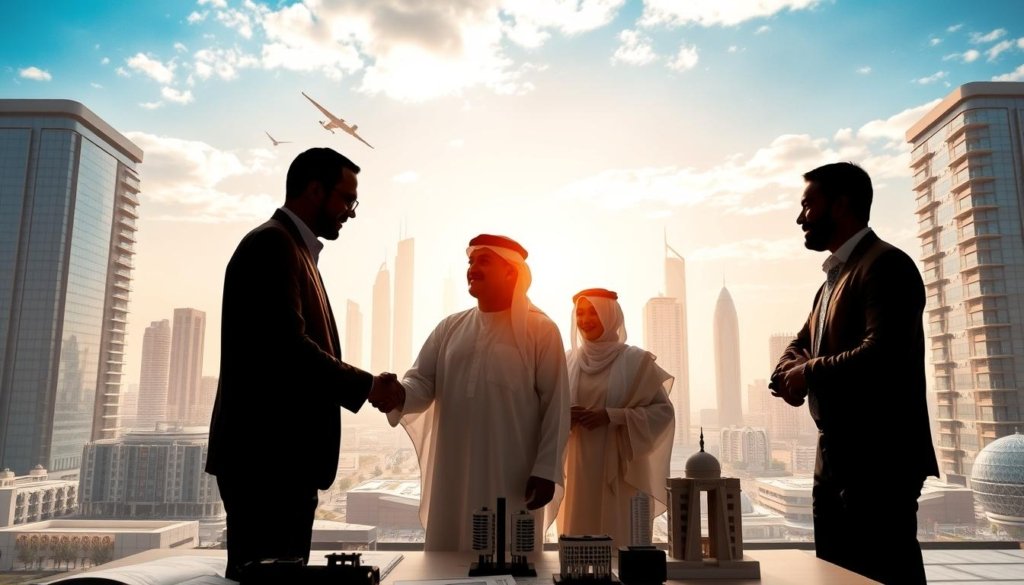 التعاون بين المستثمرين والمطورين العقاريين