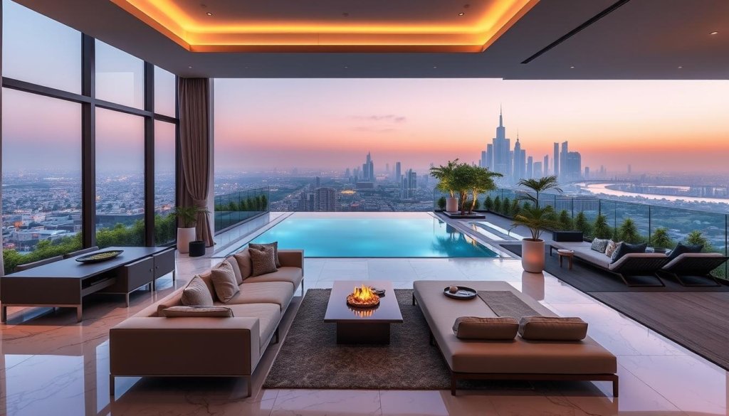 الحياة الراقية في Oasis Residence