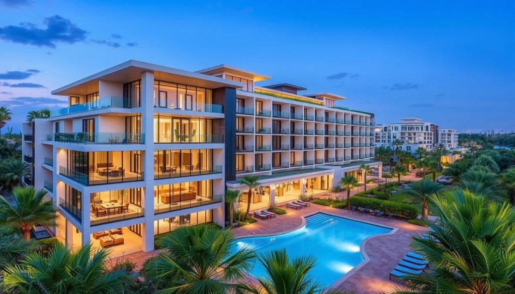 تصميم معماري لمشروع Oasis Residence