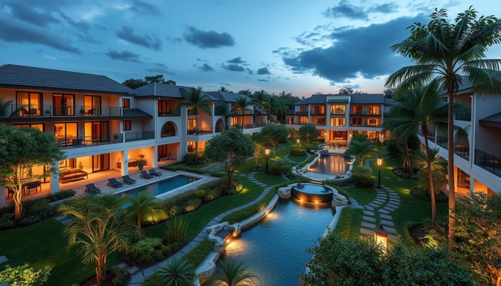 تصميم معماري لمشروع Oasis Residence
