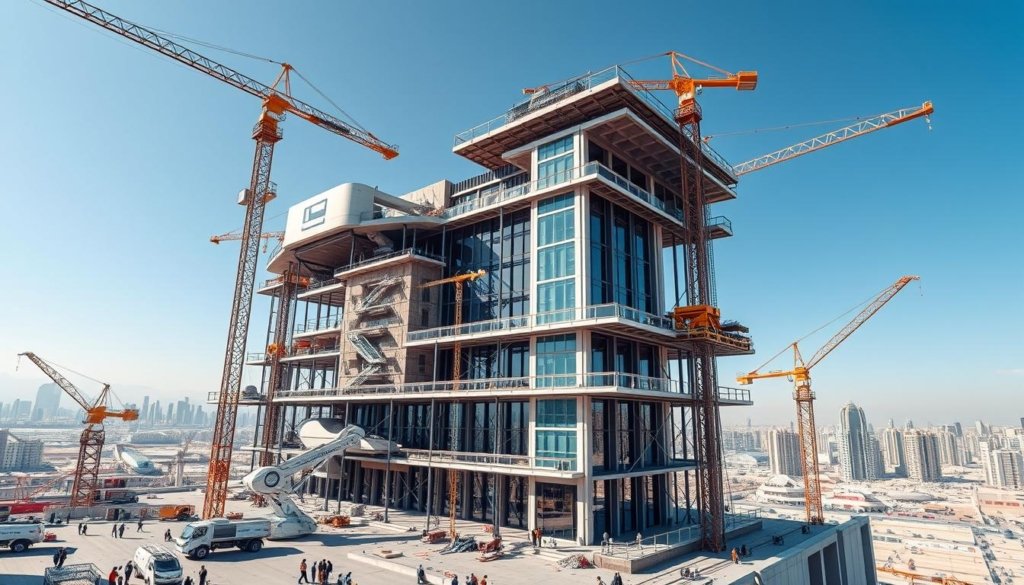 تقنيات البناء الحديثة في مشاريع ريبورتاج