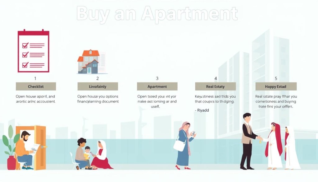 خطوات شراء الشقة