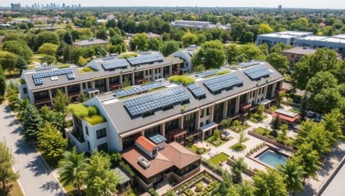 مشاريع سكنية مستدامة